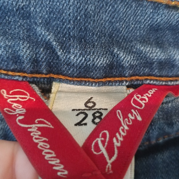 Lucky Brand Size 6 regular inseam jeans - Picture 5 of 6